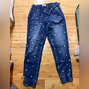 Blue Jogger Disney Mickey Jeans Women’s Size Large